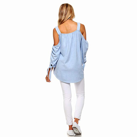 Joh Apparel Women's Austina Off Shoulder Top - Picture 2 of 3